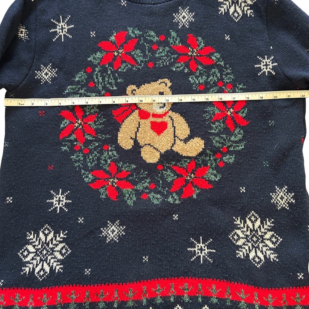 Vintage Nutcracker Bear Holiday Sweater - Picture 4 of 5